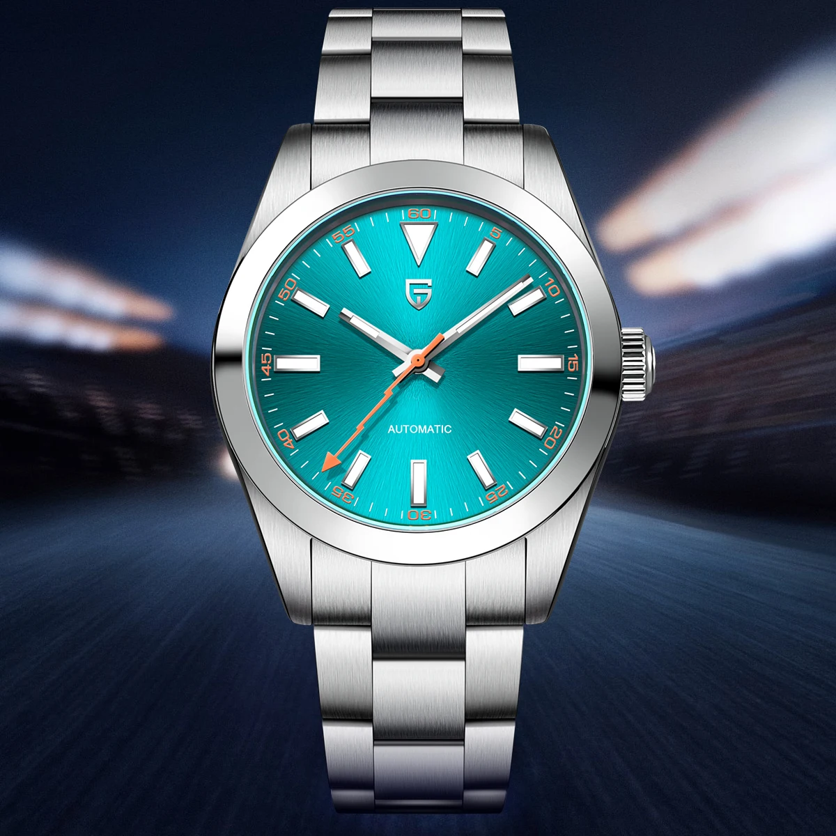 

PAGANI DESIGN New Green Sapphire Men's Mechanical Watches Luxury 8215 Movt Automatic Watch For Men Stainless Steel Reloj Hombre