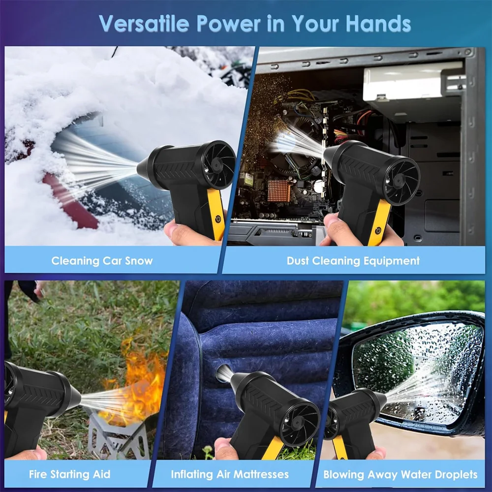 160000 دورة في الدقيقة عالية السرعة فرش الكهربائية توربو مروحة نفاثة قابلة للشحن منفاخ الغبار مكنسة كهربائية قوية توربو مروحة عنيفة نوع-C