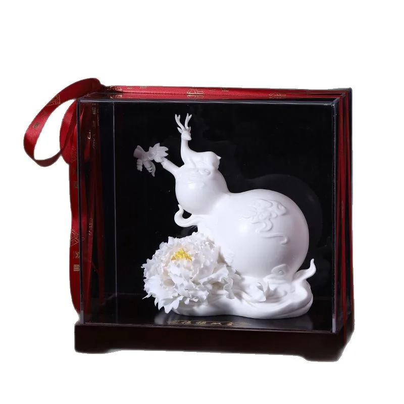 Prosperity Double Complete, High-End Handicraft Ornaments Company Opening Gifts for Elders, Leaders, and Friends for Birthdays