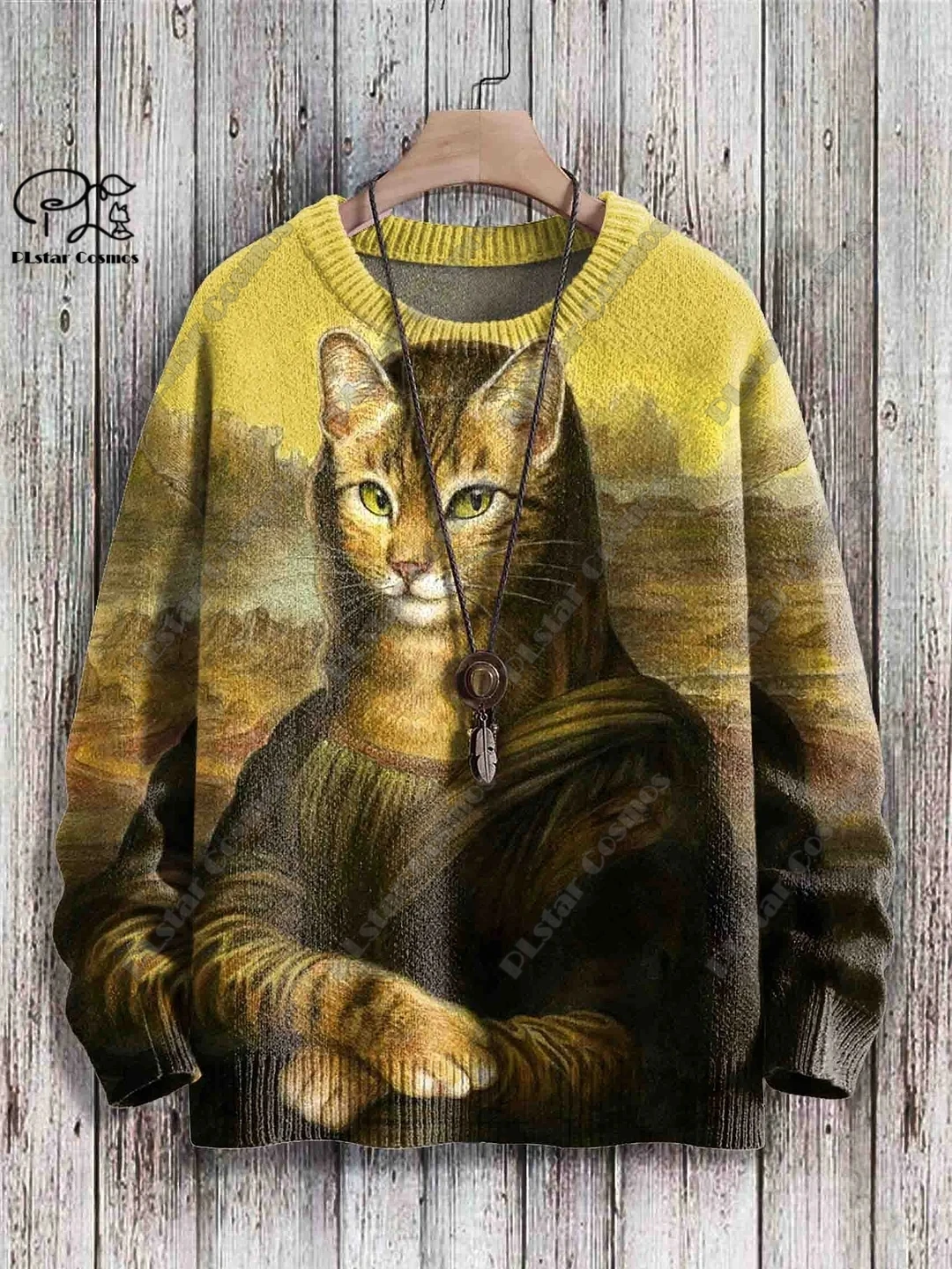 Plstar kosmos neue 3d gedruckte Tier-Serie Katzen muster hässliche Pullover Straße Spaß lässig Winter pullover M-6