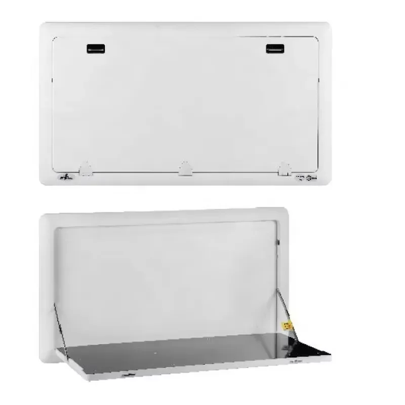 850x450mm Wall Mounted Foldable Table with LED Light for RV Camper Outdoor Picnic Camping Compact Space Saving Furniture
