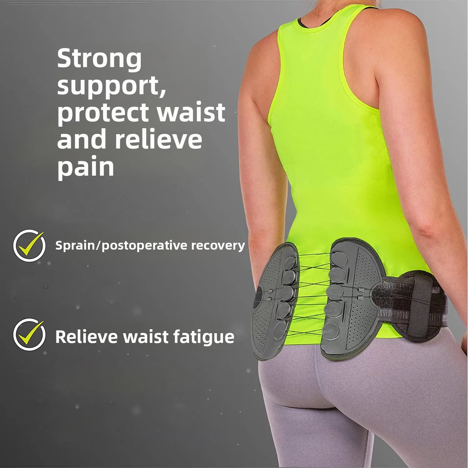 Post‑Surgery Pelvic Support Belt  Adjustable Hip Compression Strap for Men Women  Waist Back Stabilizer with Pulley System