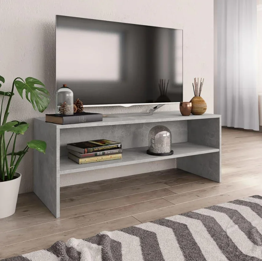 Practical Design TV Stands Classic Style TV Cabinet Living Room Furniture Spacious Storage Console Table