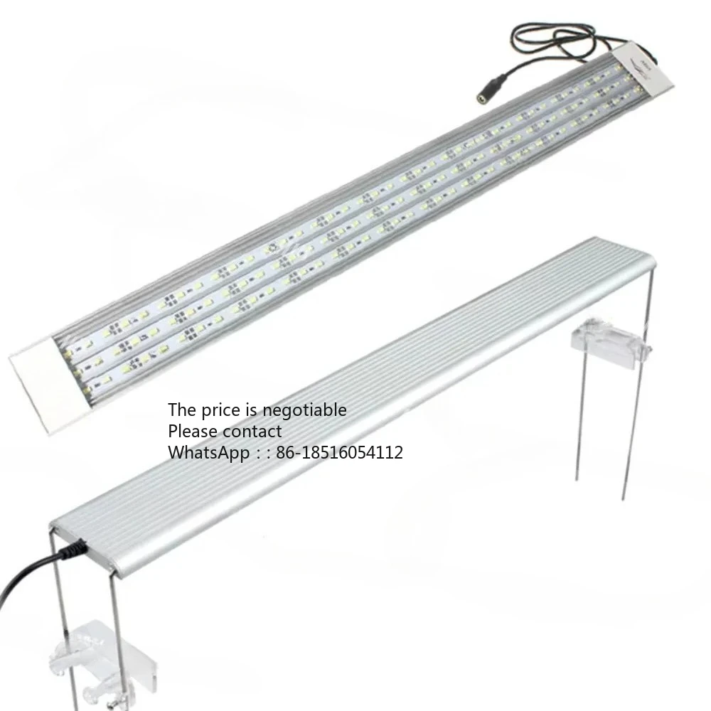 20-60 см расширяемый водонепроницаемый зажим на аквариумной лампе, аксессуары для аквариумов, серия светодиодного освещения для аквариума с затемнением