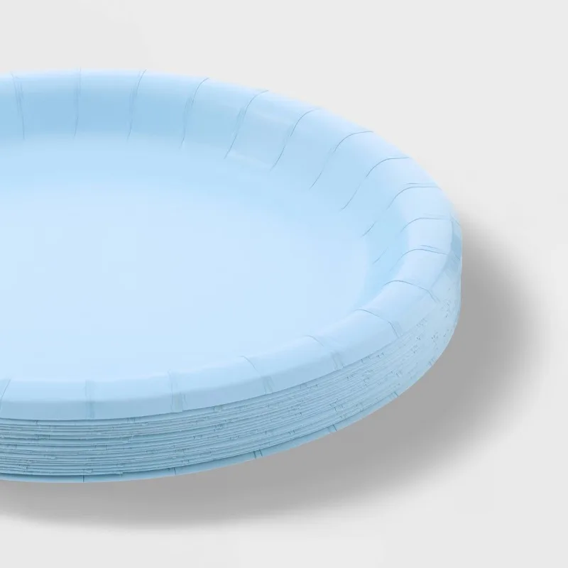 20ct Blue Dinner Paper Plates