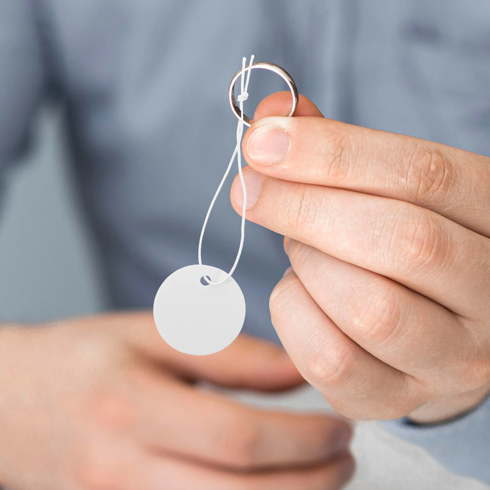 

100pcs String Blank Price Blank Price Tags For Jewelry Clothing Hanging Labels Writable Tags Packaging Supplies