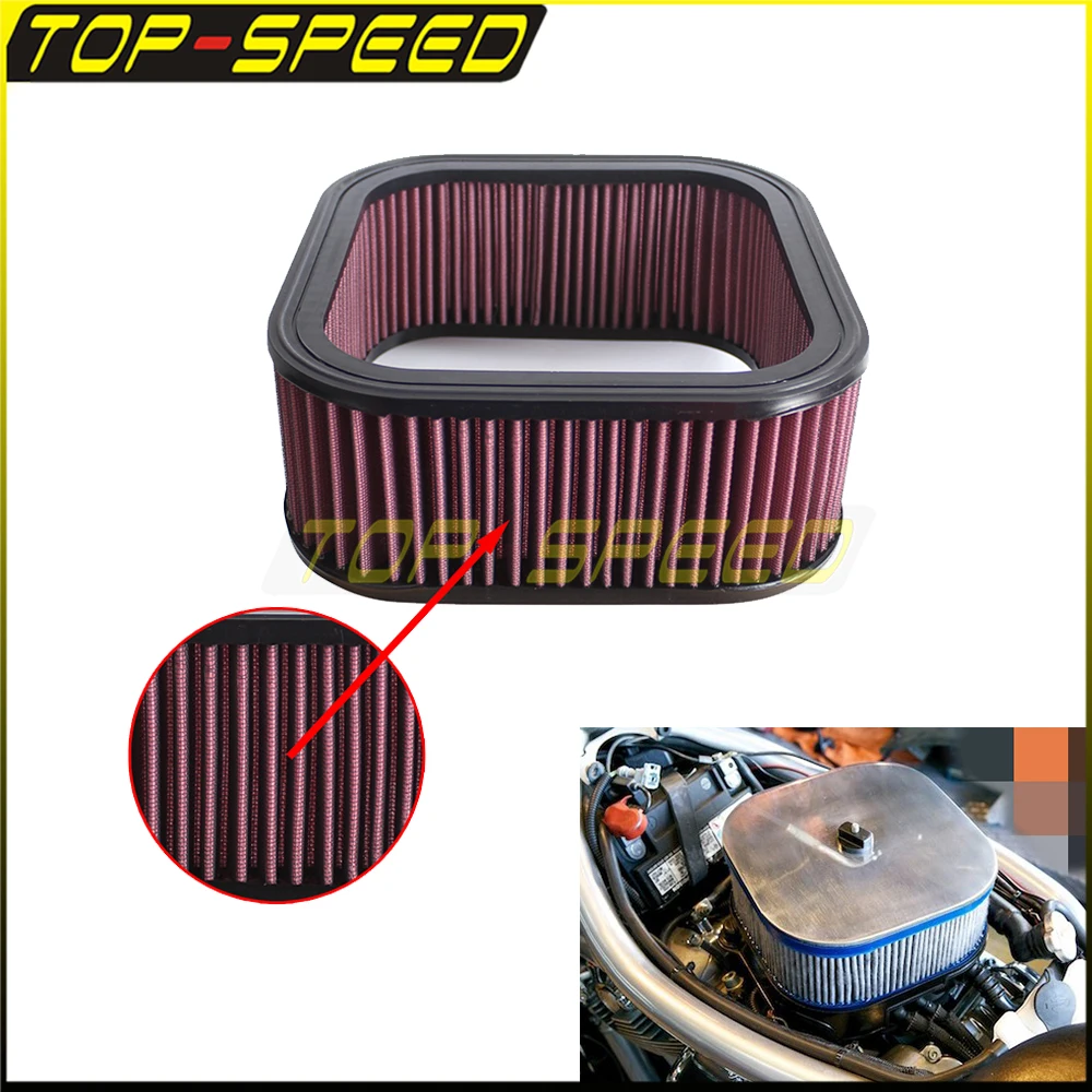 

Rectangular Air Filter Air Cleaner Intake For Harley Night Street Rod VRSCF VRSCDX VRSCAW VRSCD VRSCR VRSCA VRSCB V-ROD 2002-17