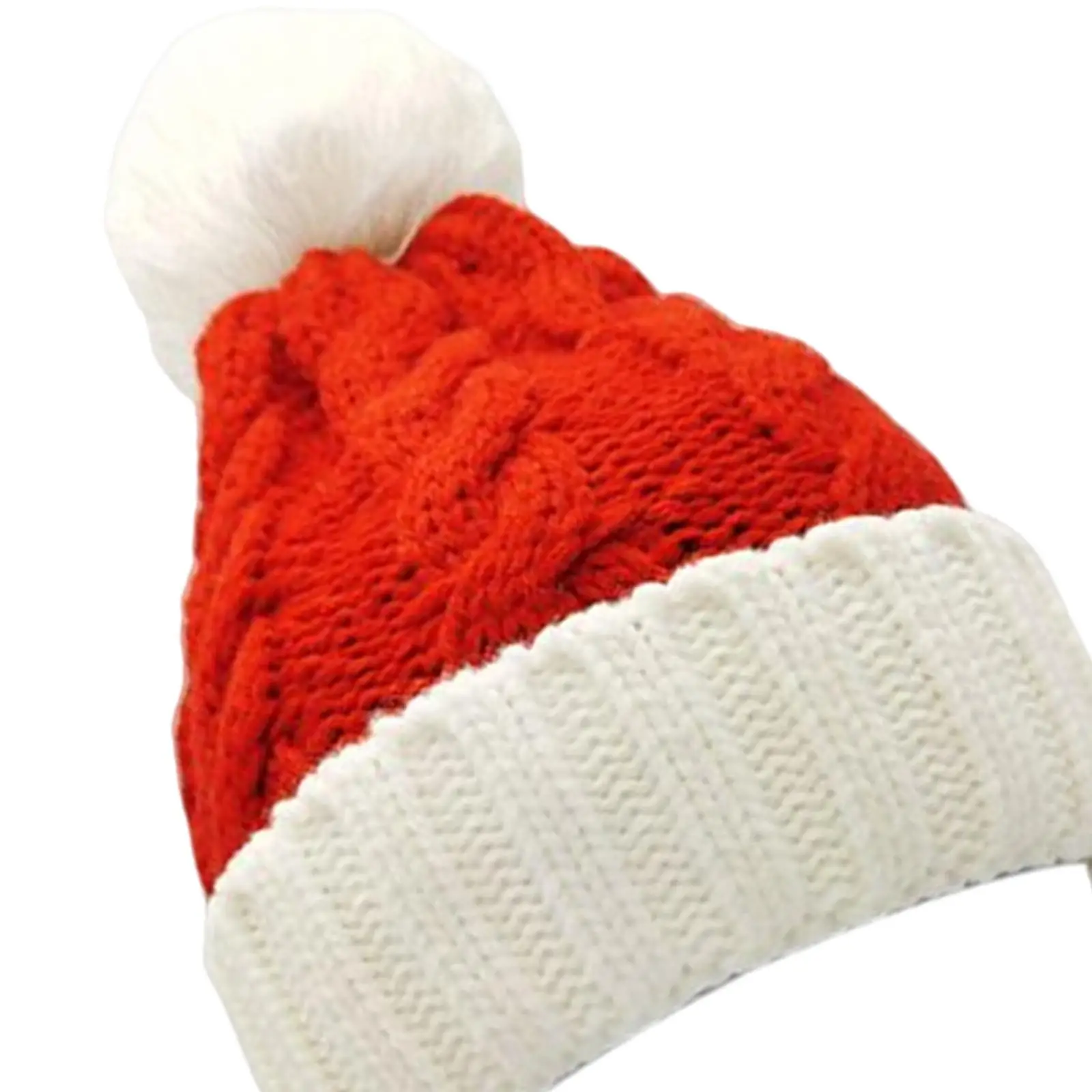 قبعة سانتا الشتوية مع أغطية الرأس لزي اللحية، قبعة صغيرة محبوكة لعيد الميلاد للبالغين والأطفال، فستان تنكرية للعام الجديد #6