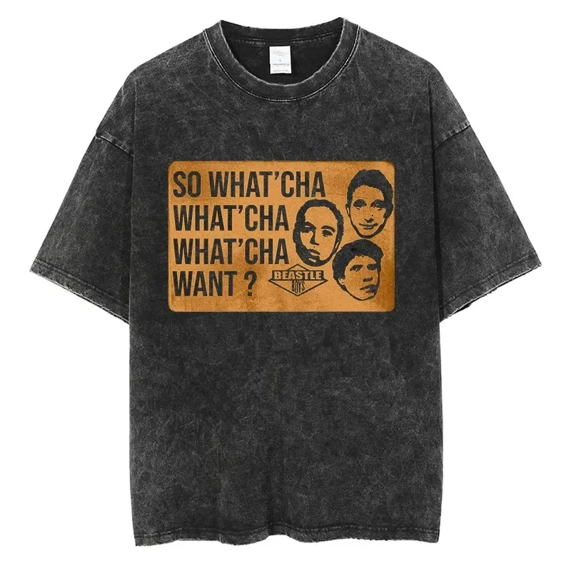 Zespół Beastie chłopięcy t-shirt samolot Jet Old School Hip Hop mężczyźni kobiety Streetwear topy bawełniane Vintage oversize koszulki z krótkim rękawem