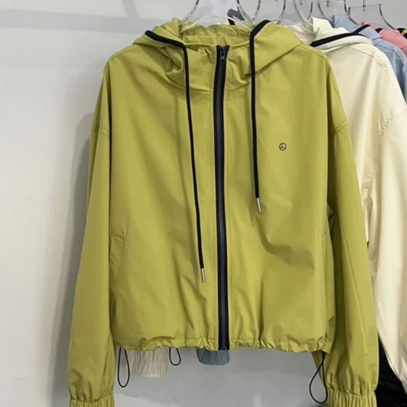 Women's UPF 50 Sun Protective Hooded Cardigan Summer Lightweight Jacket Beach Cover-Up Breathable Air Conditioning Office G563