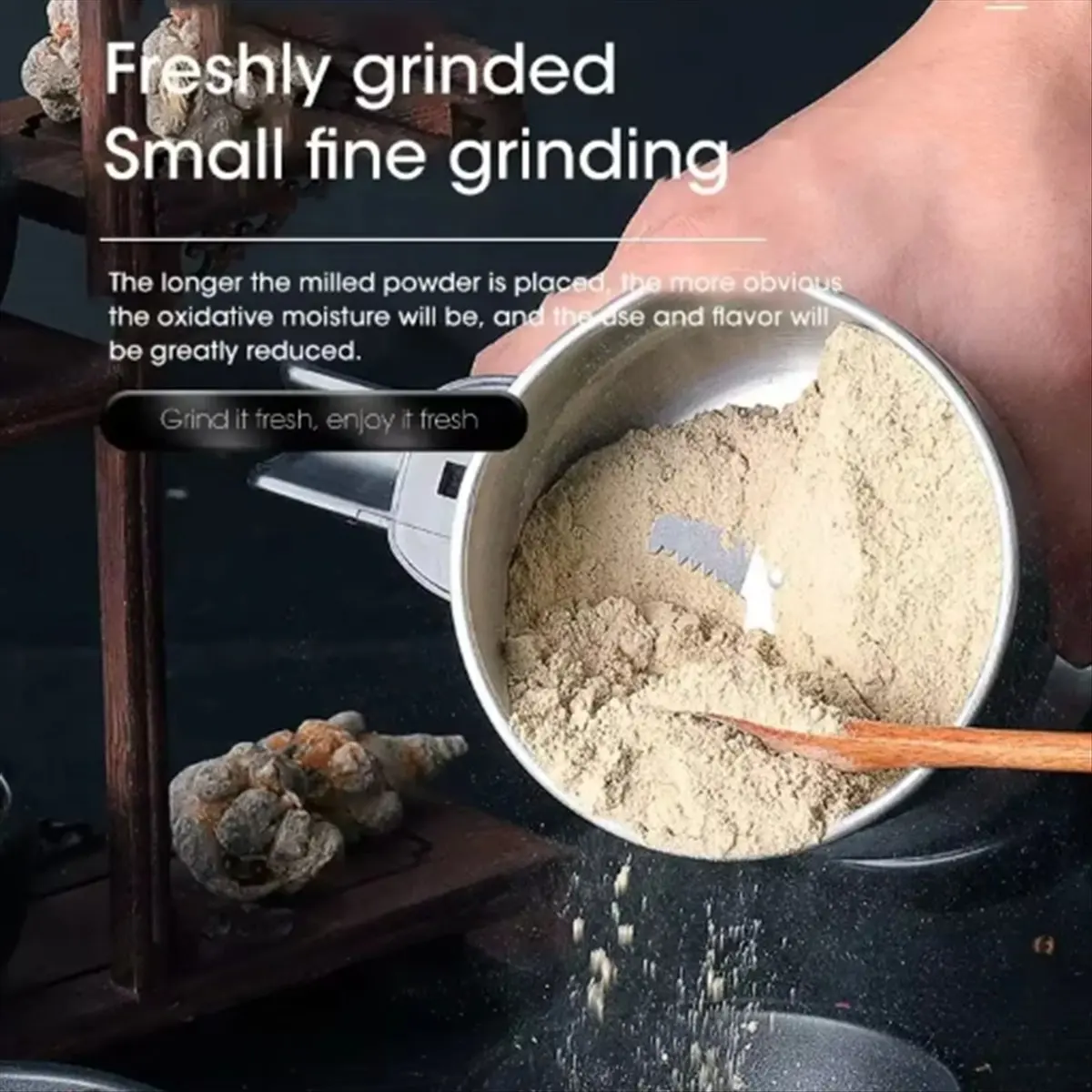 

(AIMA) Electric Multifunctional New Grinder 400W Home Kitchen Cereal Grinder Machine for Beans, Grains, Nuts, Spices UK Plug