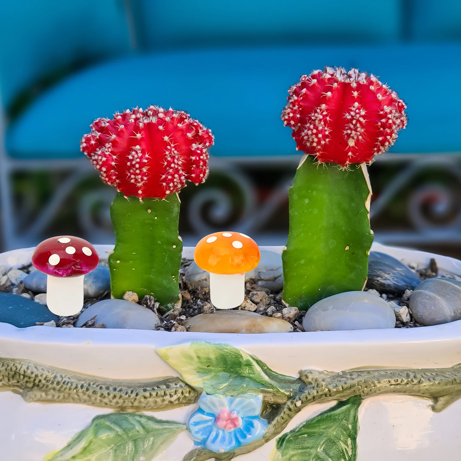 

20pcs Foam Mushroom Decor Micro Garden Realistic Mini Mushrooms Bonsai Lawn Ornament Statues Tiny Figurines Terrarium