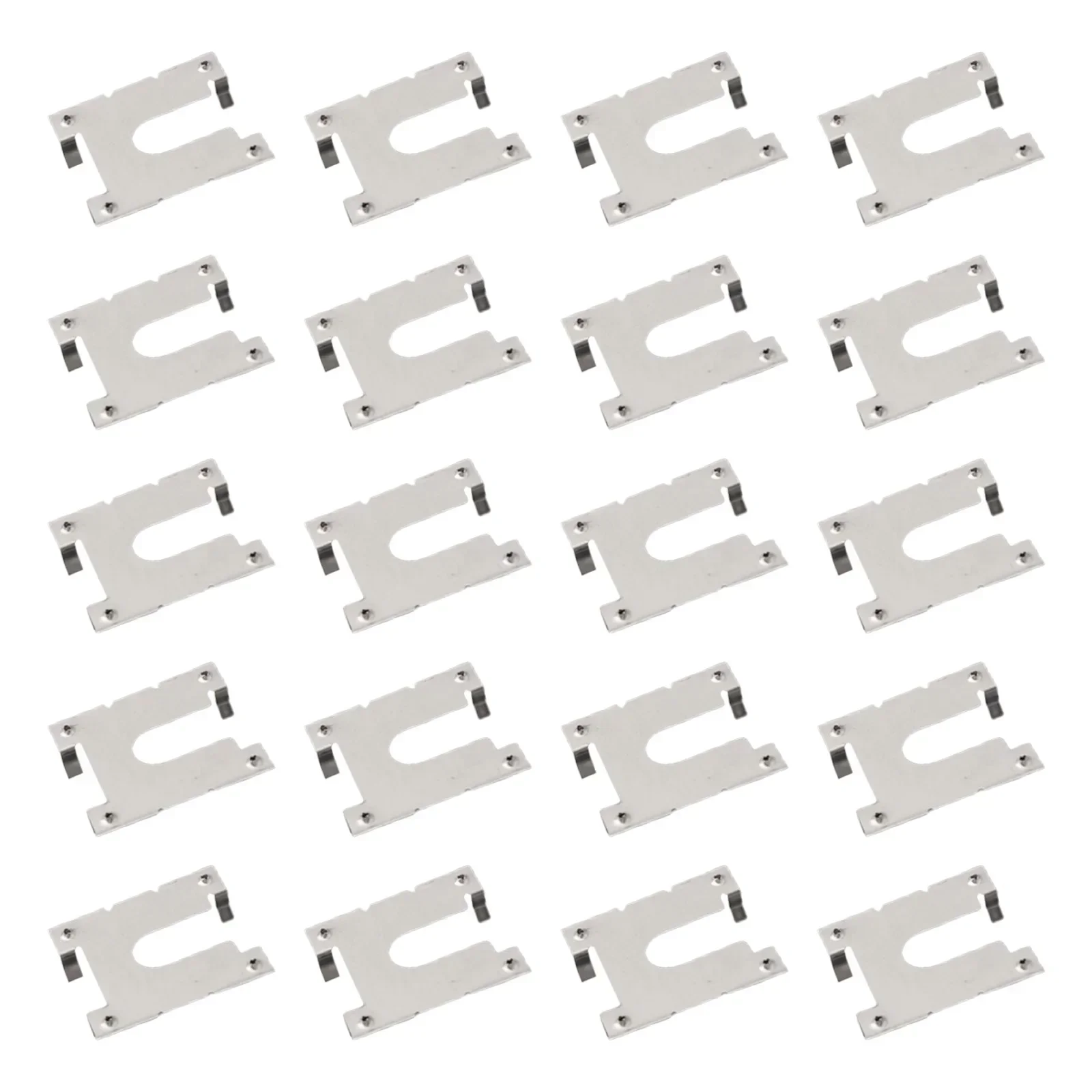 Grounding Washer Grounding Lug Exquisite Practical 20pcs Earth Plate Photovoltaic Bracket Rail Conductive Sheet Silver