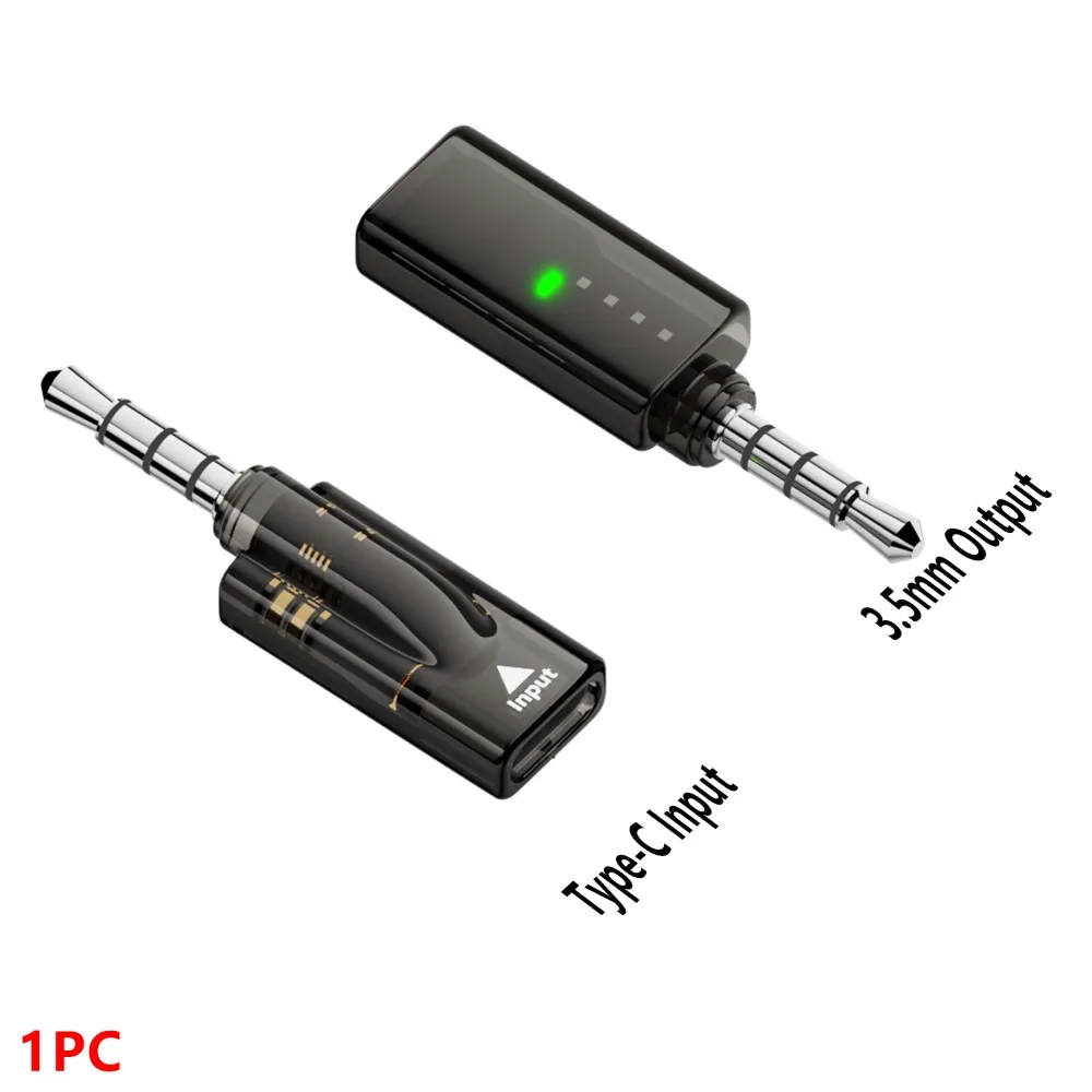 Male to Female USB Type-C to 3.5mm Converter No Delay HiFi Audio Adapter Plug and Play DAC USB-C to AUX Connector Game Karaoke