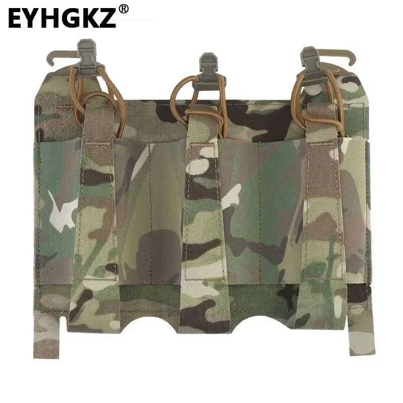 

EYHGKZ Tactical Magazine Triple Elastic Mag Hunting Pouch Waist Bag Wargame Shooting Molle System Accessories Outdoor Equipment