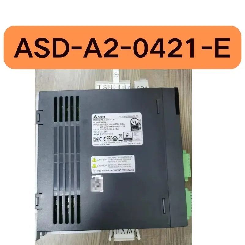 Used ASD-A2-0421-E servo driver 400W tested OK and function intact