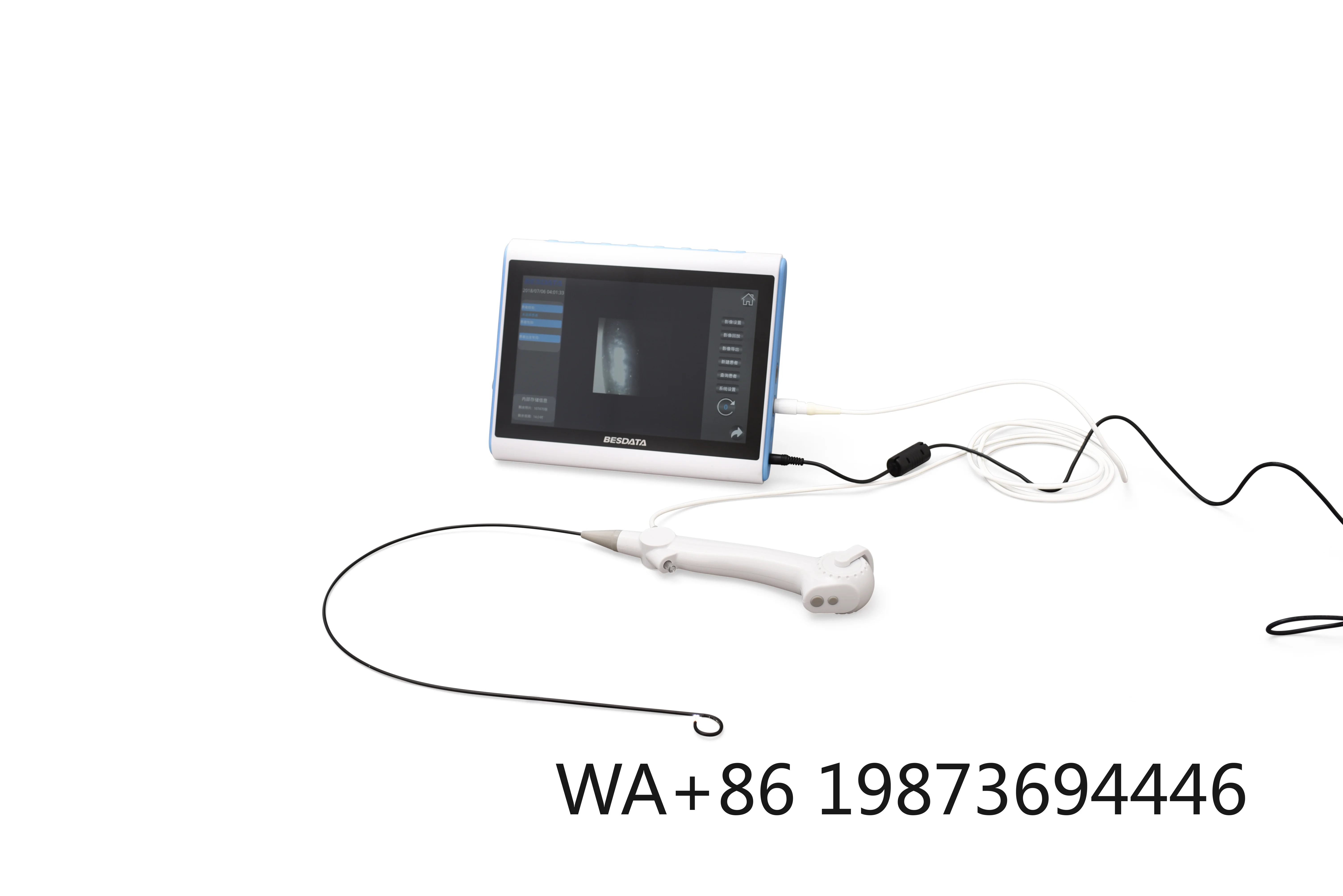 Disposable Flexible Ureteroscope, portable  imaging device for routine urological minimally invasive examination and diagnosis