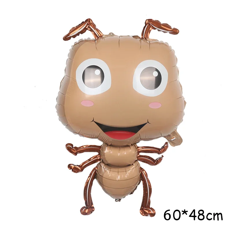 بالونات رقيقة من سلسلة الحشرات ، استحمام الطفل ، زينة حفلة عيد ميلاد ، نحل النمل ، فرس النملة ، الضفدع ، الخنفساء ، القواقع