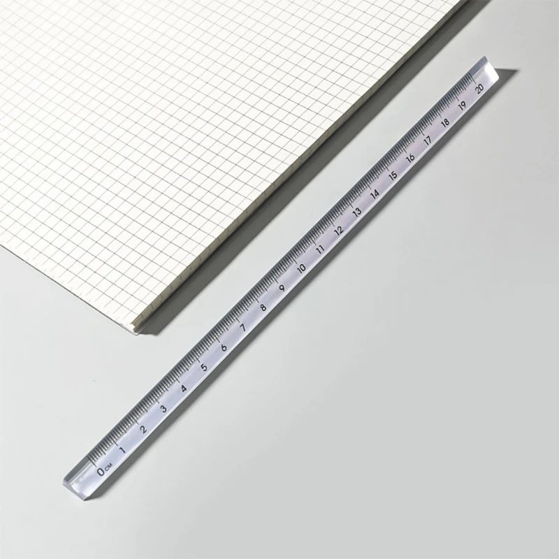 Clear Scale Straight Ruler Stationery Measuring Drawing Drafting Tool Plastic