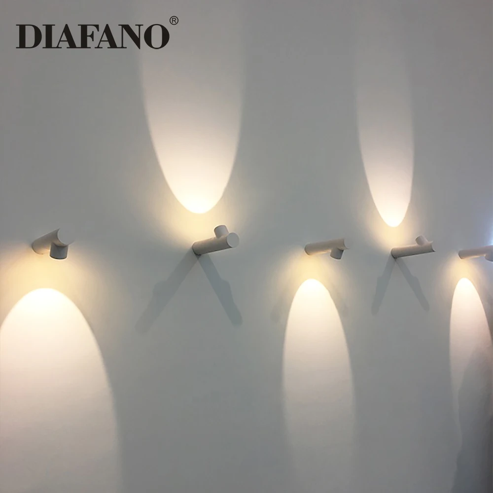 LED IP65 Waterproof Wall Lamp Outdoor Indoor Nordic Minimalist Bedside Warm White Light for Bedroom Living Room Porch Decorative