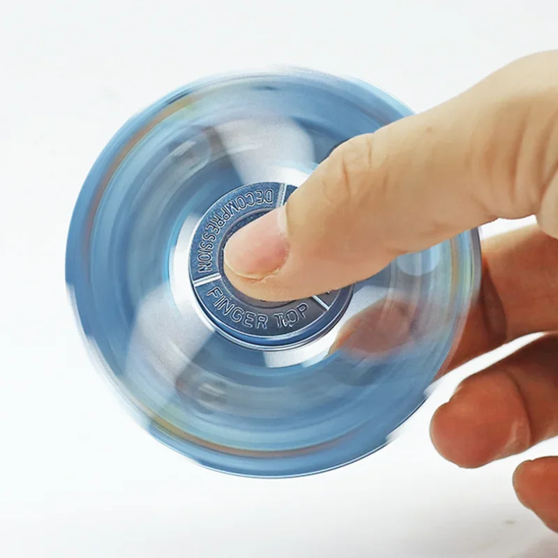 Neue Kunststoff Fidget Spinner Drei-blatt Roboter Mecha Transforming Hand Spinner für Erwachsene Stress Relief Fidget Spielzeug Großhandel