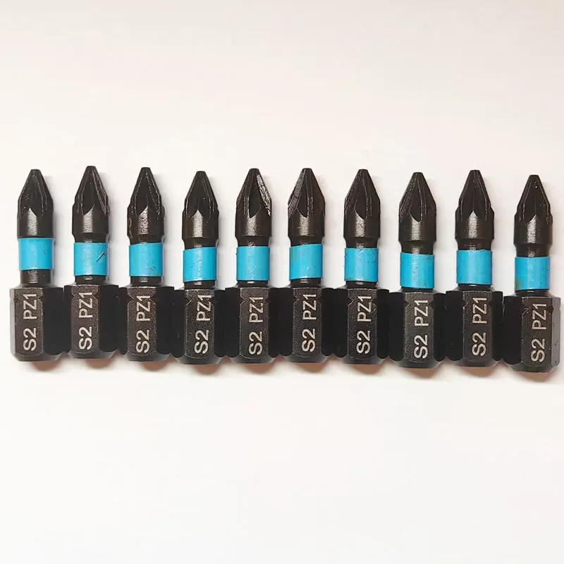 50Pcs PZ2 S2 Alloy Steel Screwdriver Bit Sets for Drill Impact Screwdriver Hex Magnet Professional Work Tools 25mm PZ1 PZ3 PH2