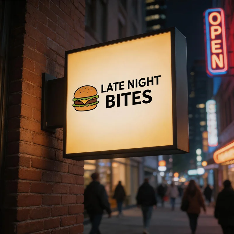 

Customized Led Aluminum Lightbox Double Sided Light Box Led Light Box for Advertising illuminated Signs Coffee Shop Decoration