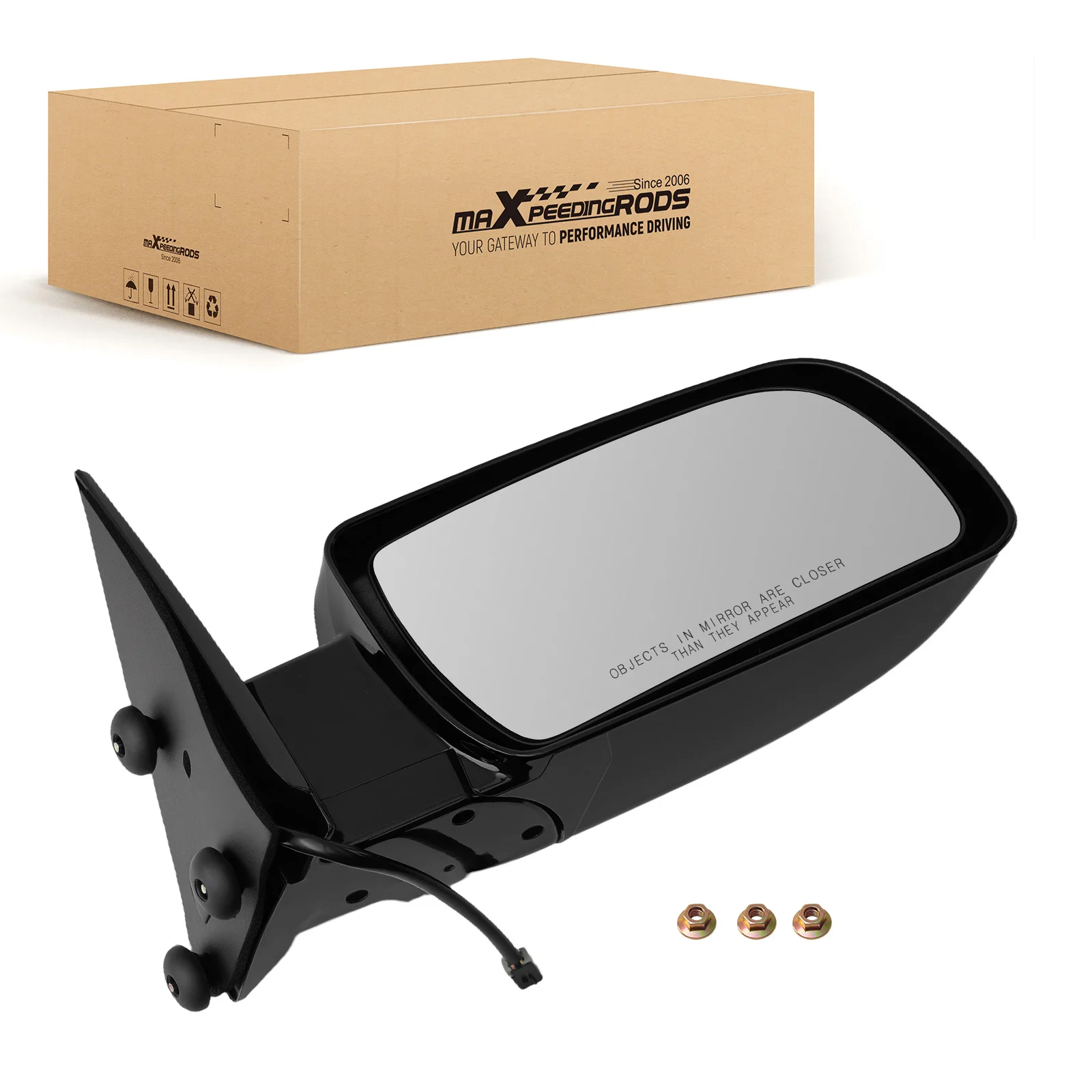 

Passenger Side View Mirror for GMC C1500/C2500 1988-1998 Heated 15764758 Power Car Mirror Rear View Mirror Side View Mirror
