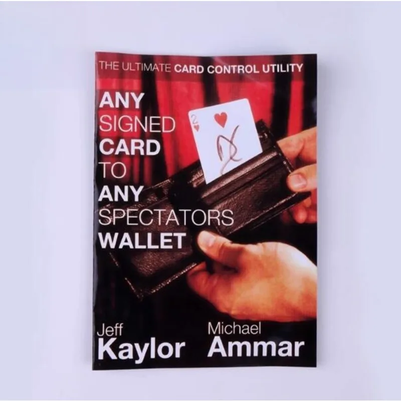 

Any Card To Any Spectator's Wallet (DVD And Gimmick),Stage Magic Tricks,Close Up,Fire,Props,Comedy,Accessories,Magician Wallet