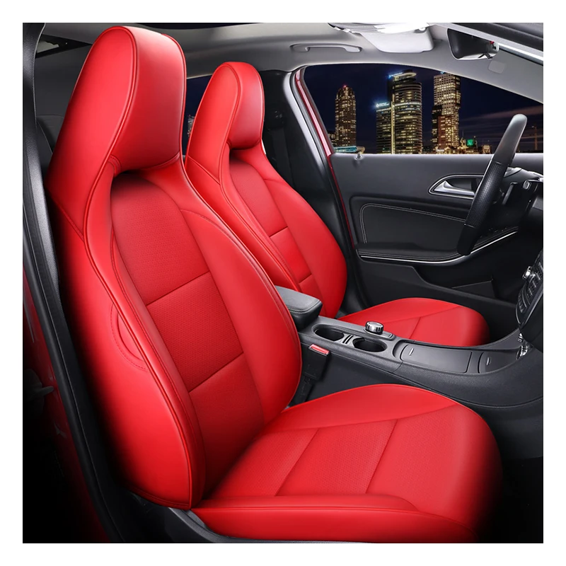 

Custom Made for Car Seat Cover for 5 Seats Luxury Leather Fit for Mercedes Benz CLA CLA200 CLA250 GLA GLA200