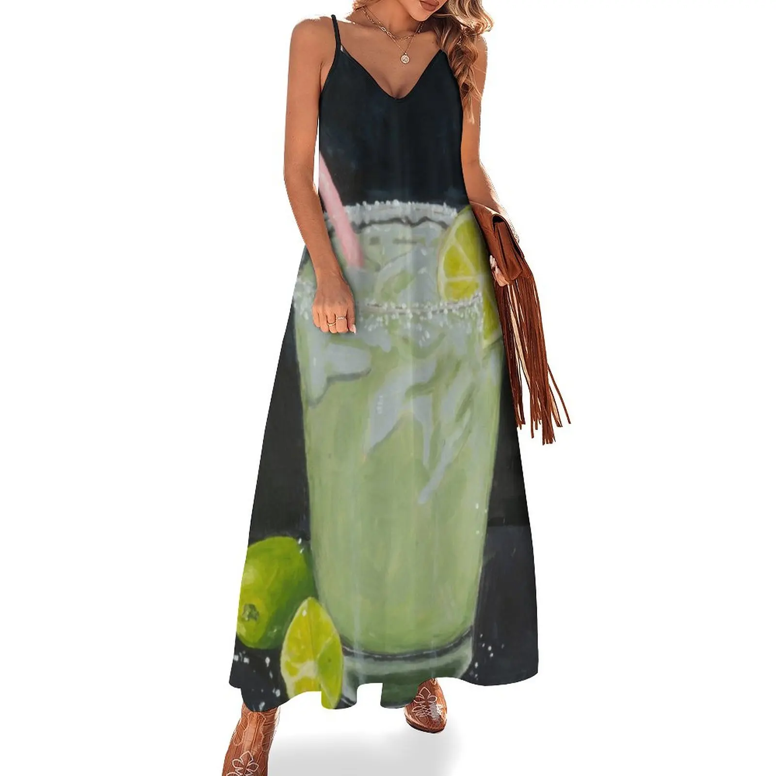 

Margarita Time Sleeveless Dress summer women's suit festival outfit women Dress