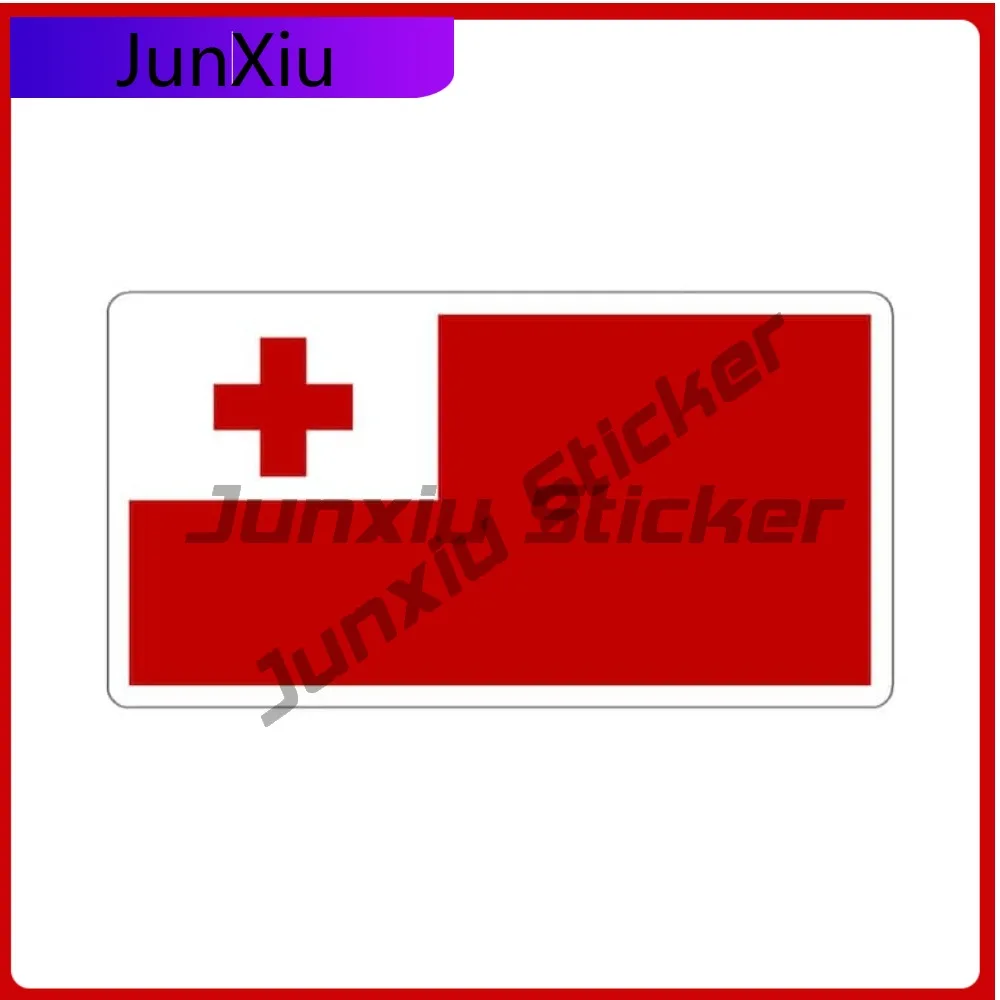 

Tonga Flag Stickers Travel Souvenir Vacation Decor Accessories Car Bicycle Skateboard Laptop Rv Camper Windows Laptop Scrapbook