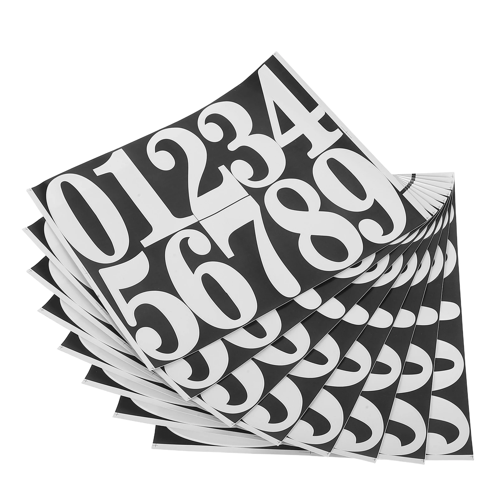 

8Sets Letter Number Stickers for Mailbox Waterproof DIY Address Decals High Adhesion for Outdoor Use Home Office