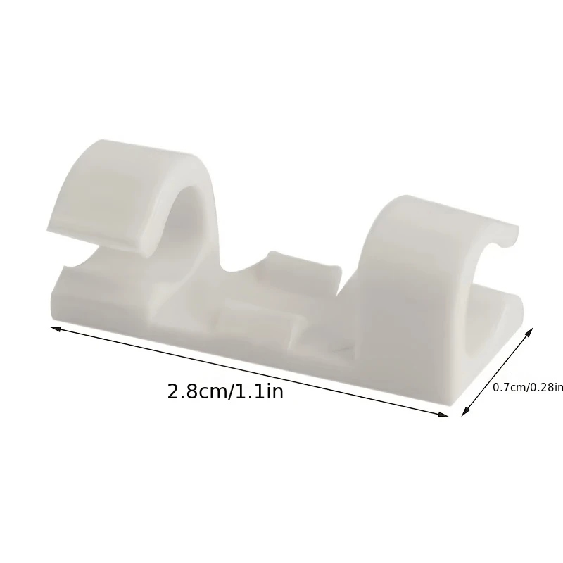 40pcs Seamless wire storage and fixing self-adhesive wire clip buckle