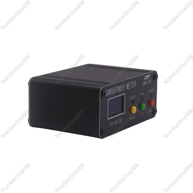 120W HF Standing Wave Meter SWR-120, 1.8-50MHz Digital Power Meter with OLED Display, Built-in Battery for Amateur Radio DIY - view 3