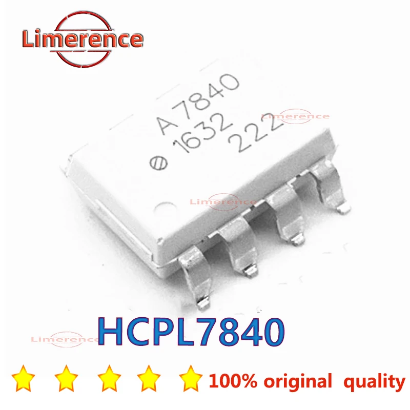 5pcs HCPL7840 SOP8 HCPL-7840 SOP-8 A7840 SOP HCPL-7840-500E photoelectric coupler