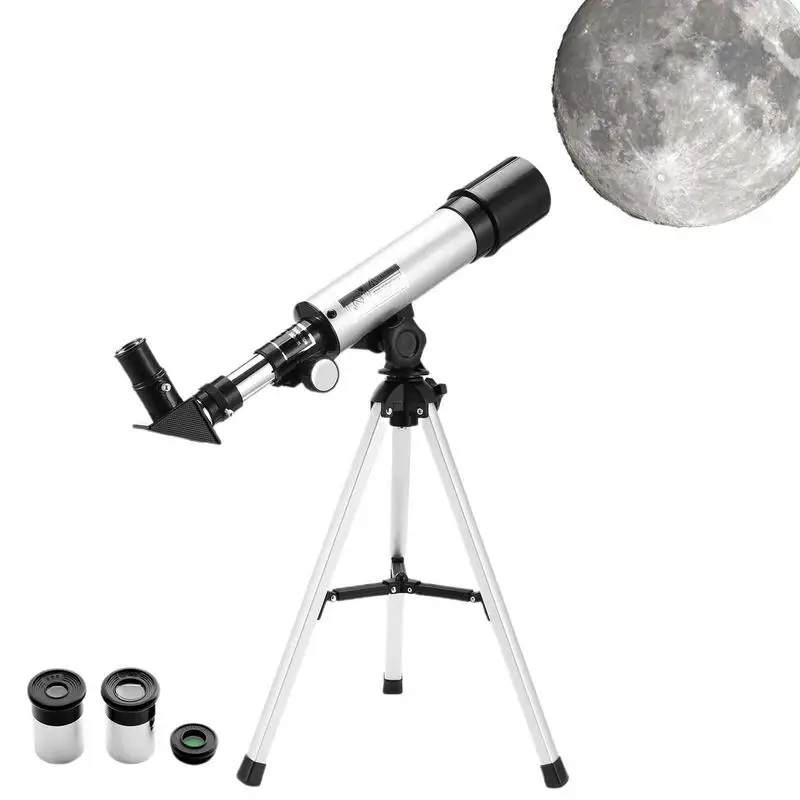 

Kids Telescope 18X 27X 60X 90X HD Tabletop Astronomical Telescope With Collapsible Tripod Easy Installation Adjustable