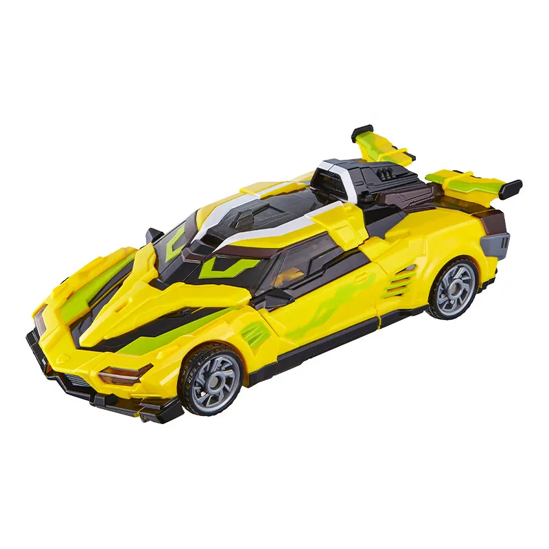 New Season 3 Metal Cardbot SPARKBIT Transforming Robot to Car Action Figures with Card Transformation Car Model Toys Gift