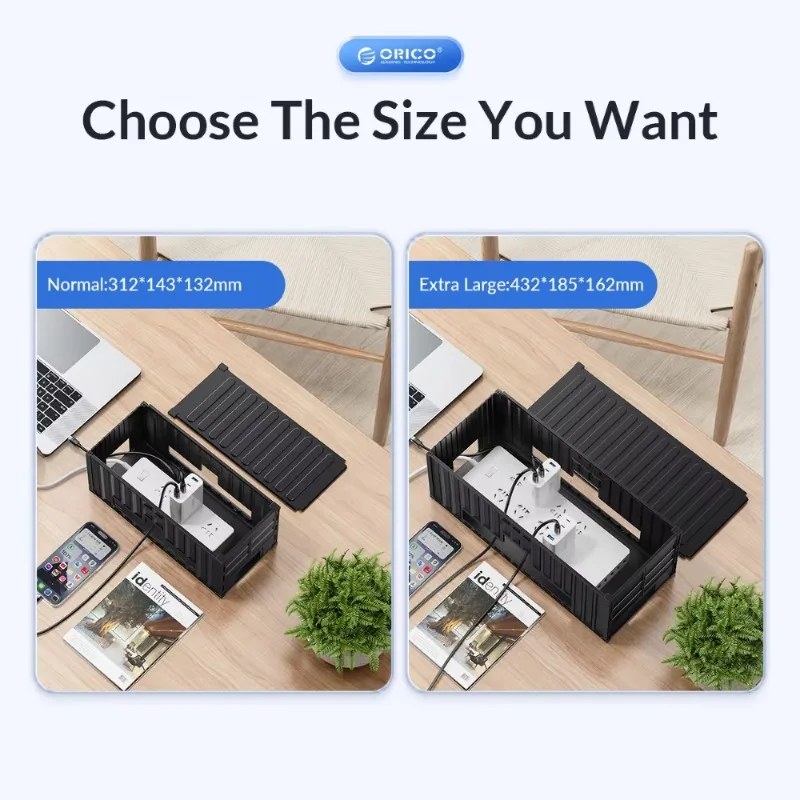 ORICO cable storage box Storage Case charging PC Wire Storage Box Power Plug Board Wire Boxes Socket Data Cable management box