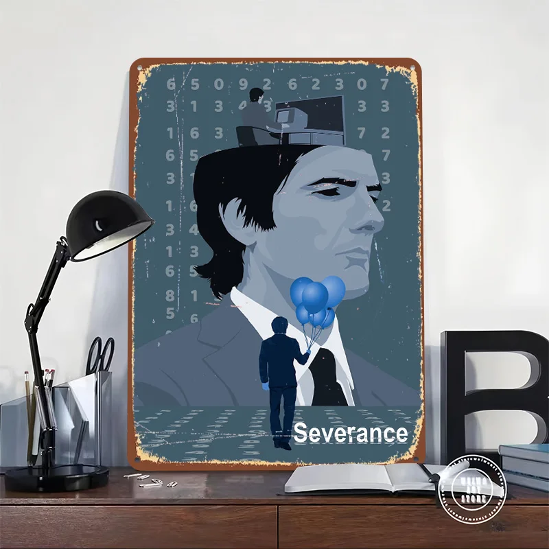 Severance Tin Plaque Poster Customized Wall Art Retro Vintage Metal Signs for Room Wand Deko Home Decor Mancave Decoration House