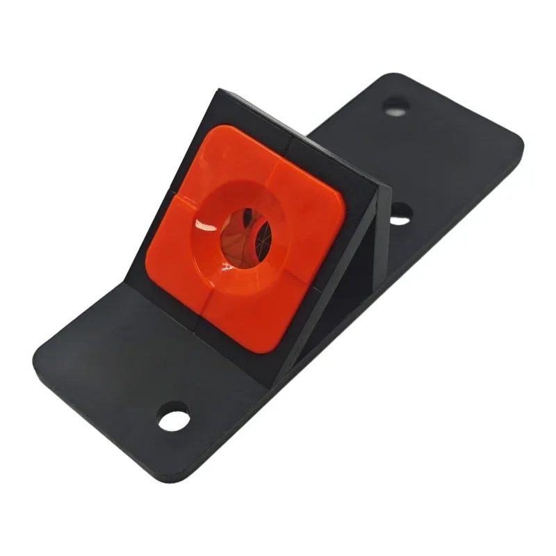 Double / Single Side Mini 45 Ground Prism, 12.7mm Copper Coated Reflector Prism for Leica Trimble Total Station Survey Accessory