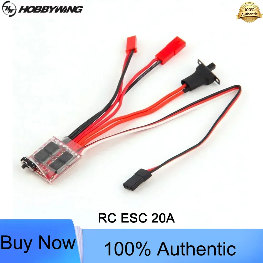 Hobbywing SeaKing RC 20A Brush Motor ESC with Brake - for RC Car/Boat/Tank | New Sale