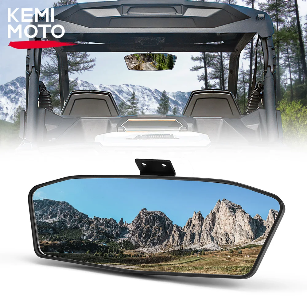 

KEMIMOTO UTV Sport Panoramic Center Mirror 715004924 for Can-am Maverick Trail, Sport, Sport MAX Commander MAX 2018-2023