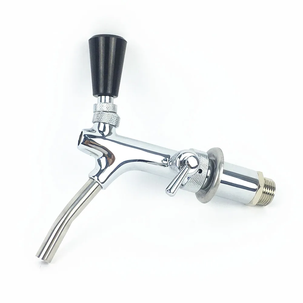 Grifo de cerveza de acero inoxidable 304 ajustable G5/8 con control de flujo de calidad superior