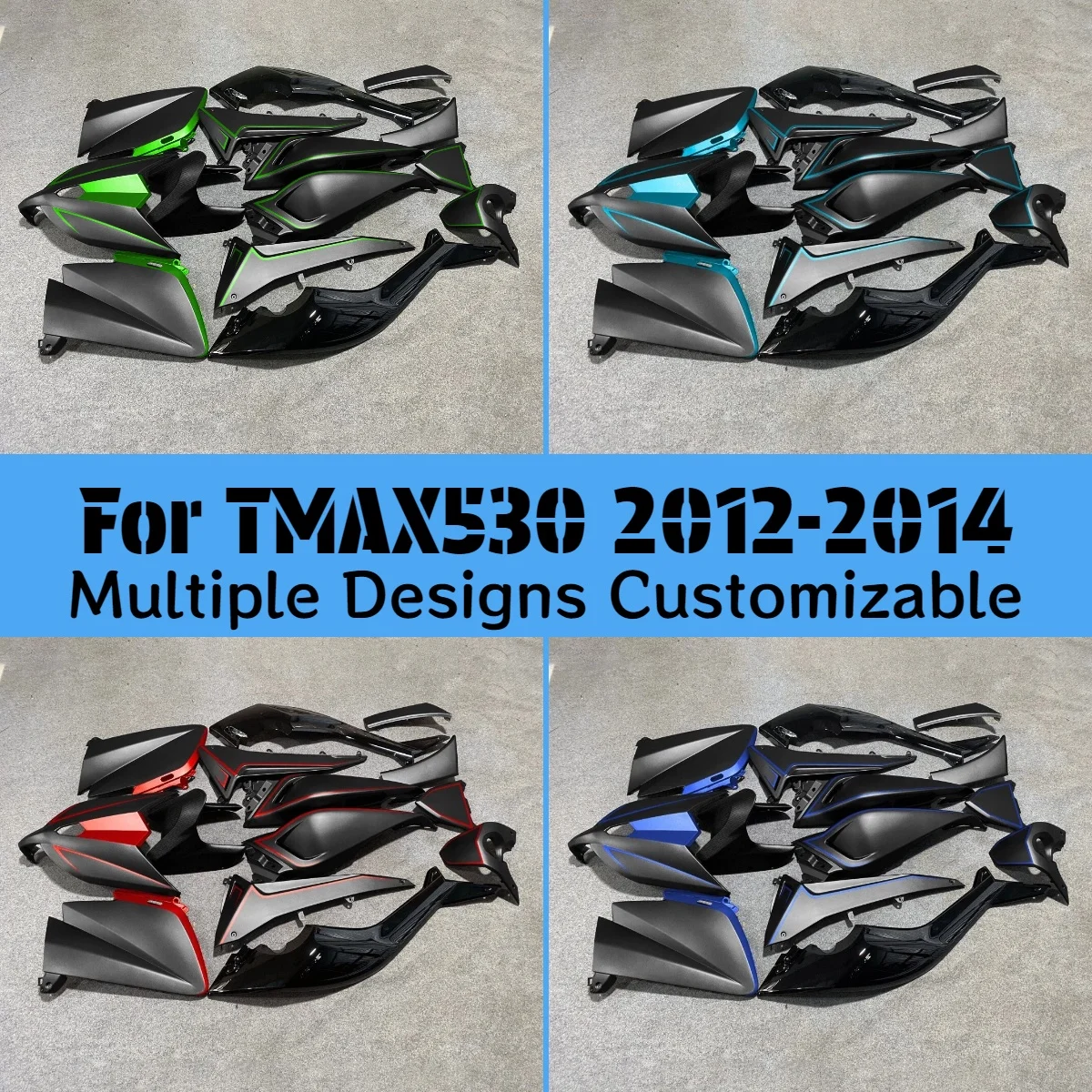 

Комплект обтекателей для TMAX 530 2012 2013 2014, аксессуары для мотоциклов из АБС-пластика, комплект обтекателей для YAMAHA TMAX 530 12 13 14