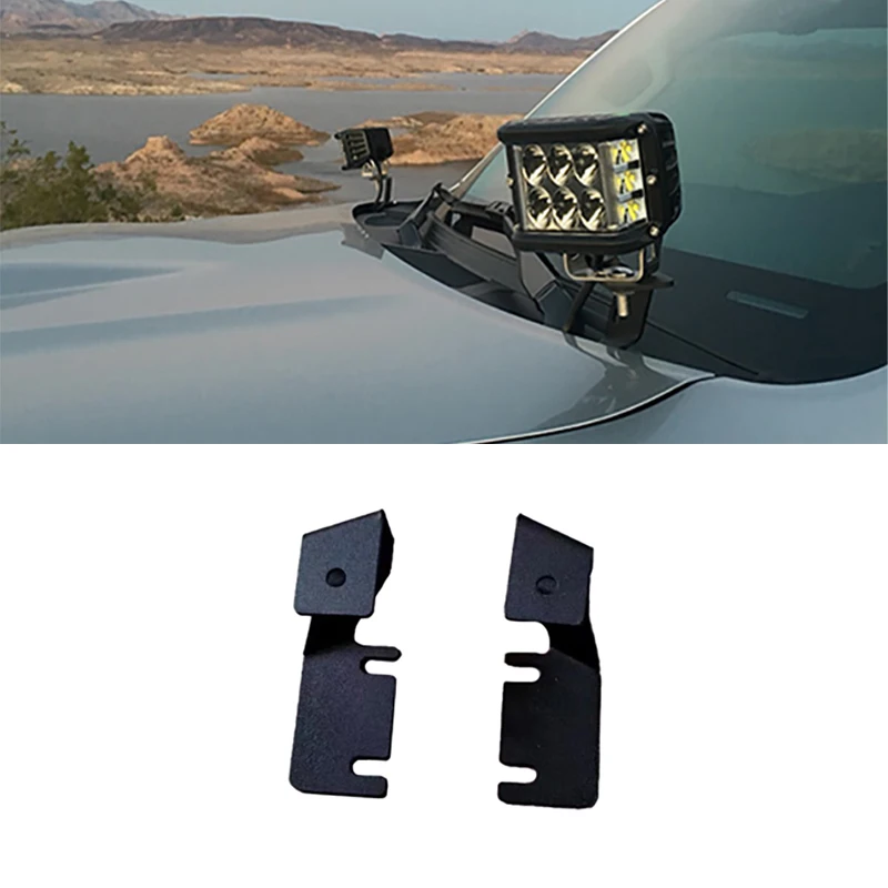 

Off Road Steel Spotlight Driving Light Mounting Holder A-Pillar Mounting Brackets For Toyota Hilux