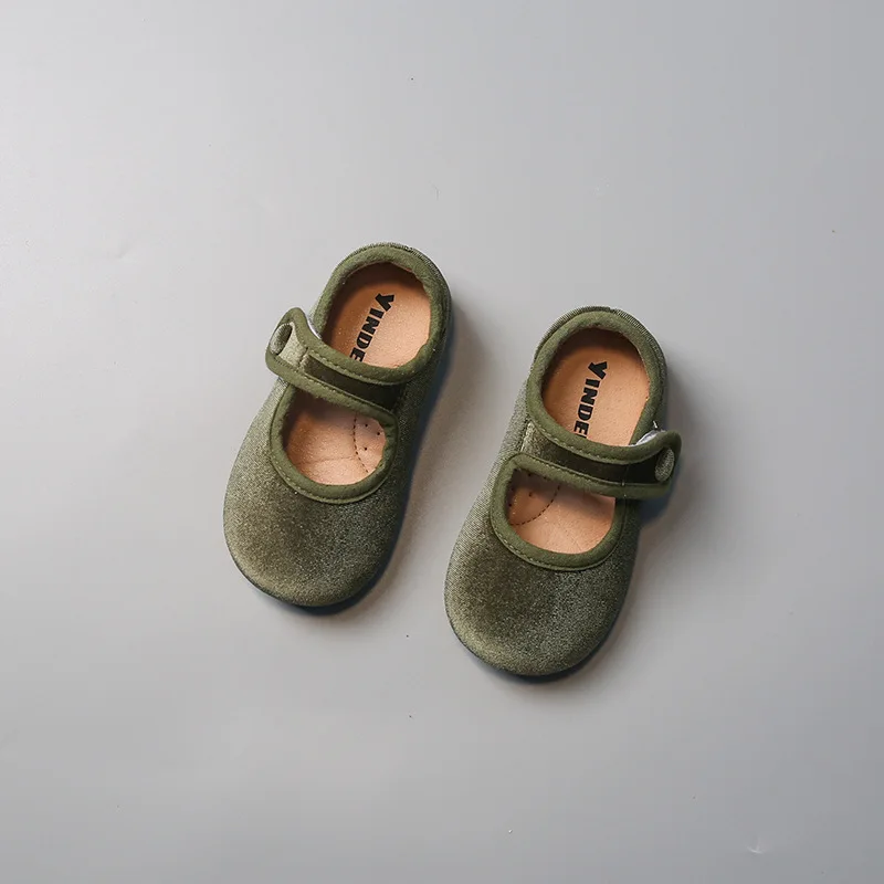 Leren kinderschoenen voor meisjes Prinses Mary Jane enkele schoenen Antislip zachte zool voor babyversie Kinderschoenen