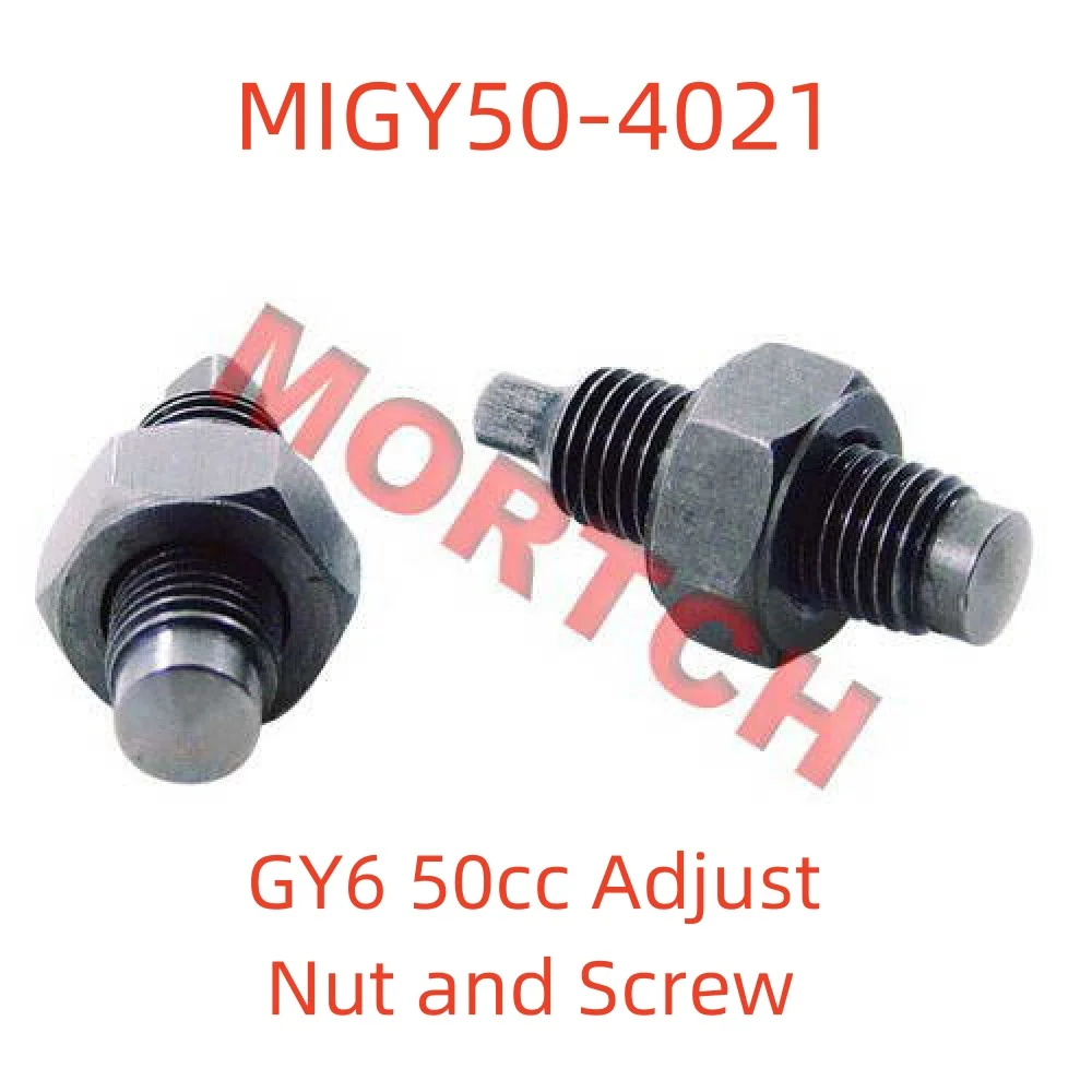 GY6 50cc Einstellmutter und Schraube für Ventilspflege 50-4021 für GY6 50cc Chinese Scooter Moped 139QMB Motor – Detail 1