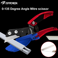 Multi Angle Scissors Miter Shears Multifunctional Trunking Shears 45 To 135 Degree Angular Cutting for Soft Wood Plastic PVC