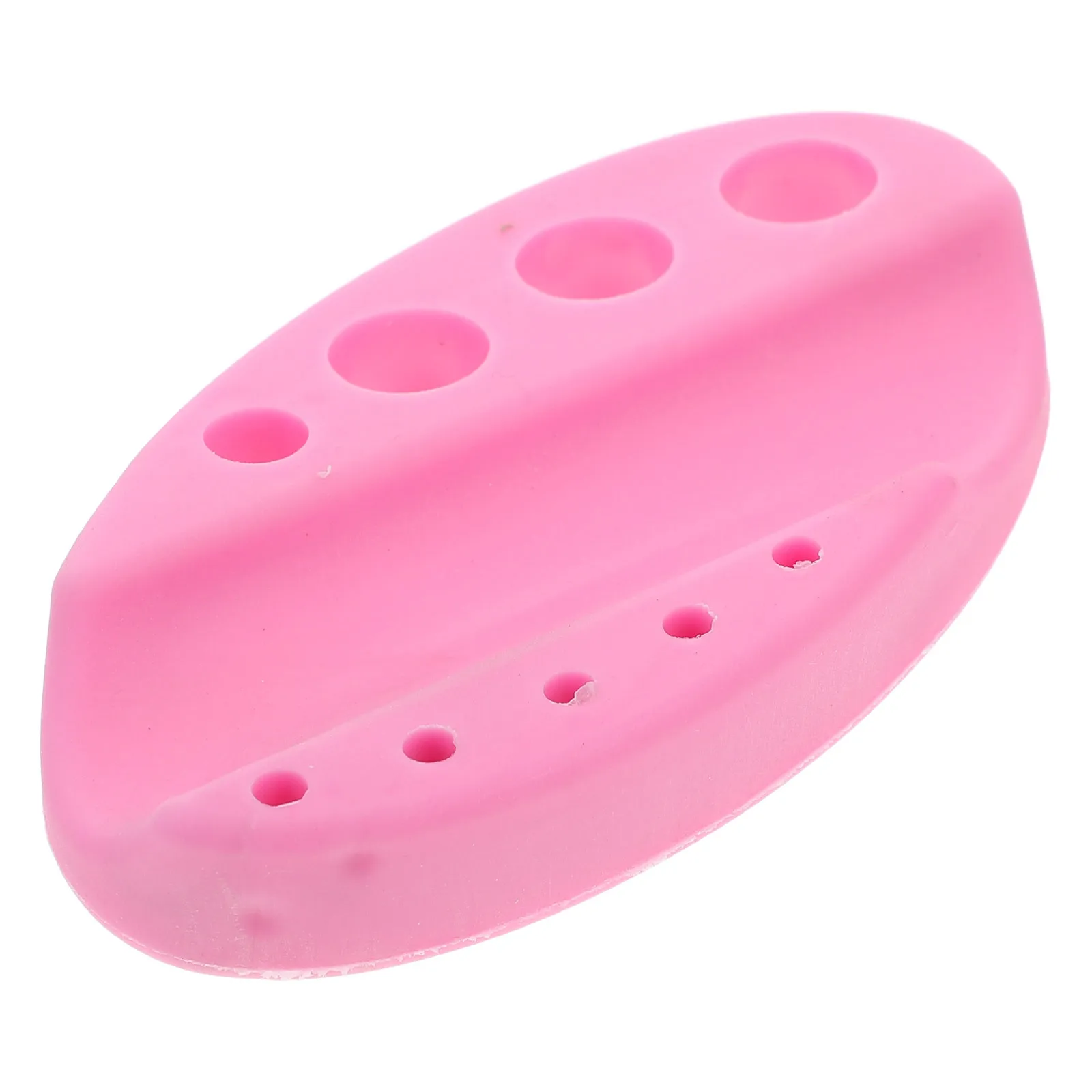 

1Pcs 9 Holes Silicone Ink Cup Holder Stand Eyebrow Lip Makeup Accessory Portable Oval Shape Pigment Cup Rack